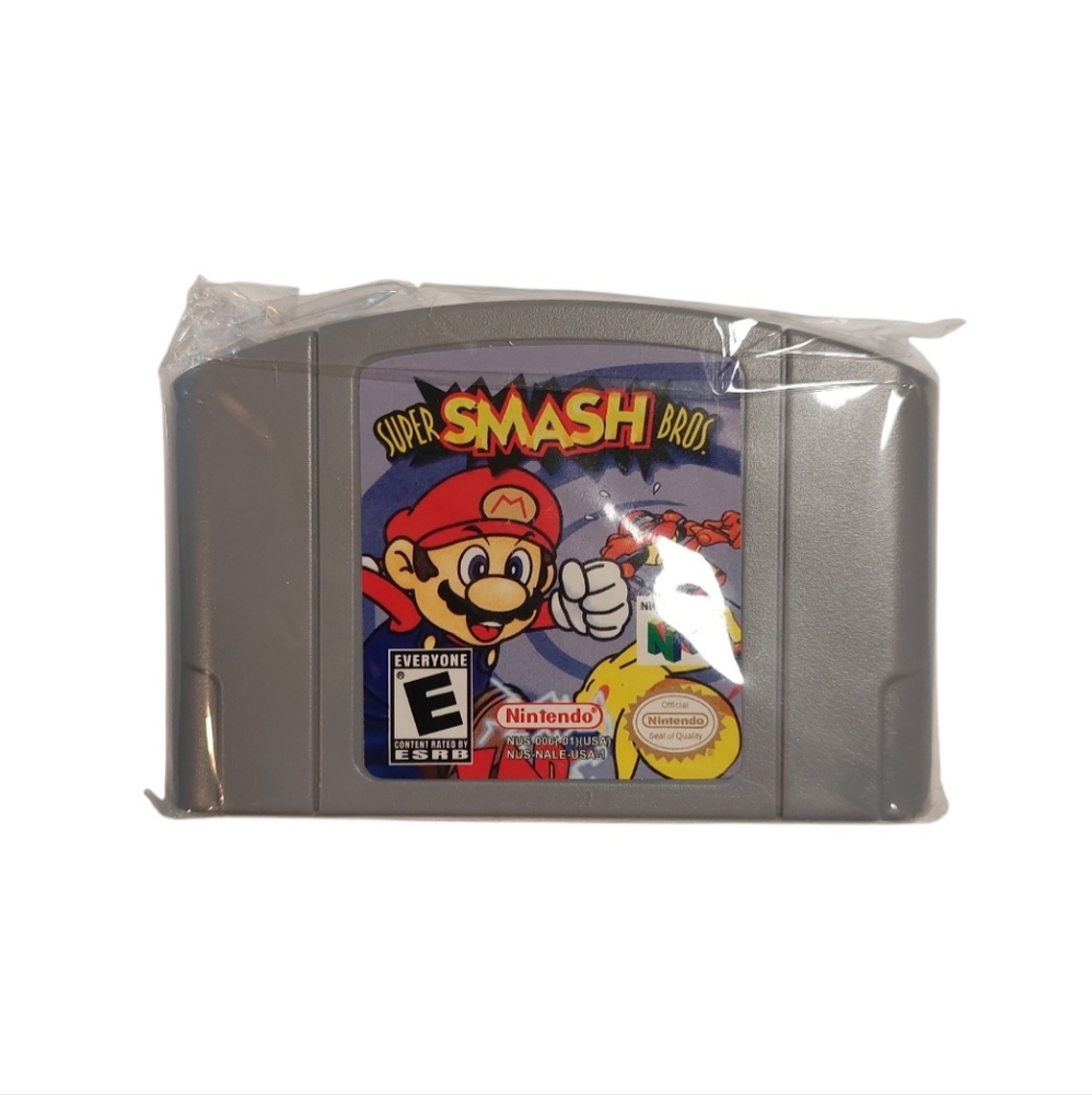 Nintendo N64 Game Cartridge Super Smash Bros New